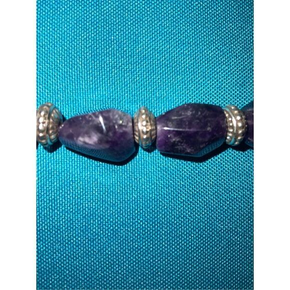 Natural Amethyst Bracelet - Picture 4 of 16